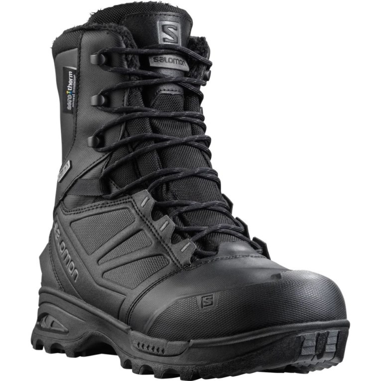 Botas Tácticas Salomon Toundra Forces CSWP Hombre Negros | MX XBSZ394